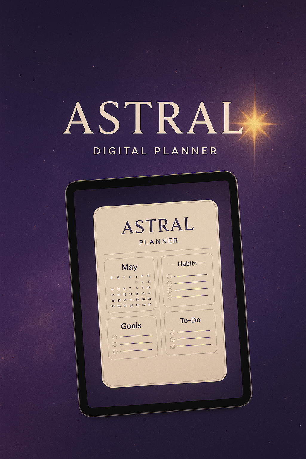 Astral - planner digitale mensile